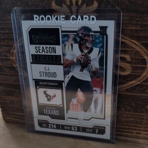 2023 Panini Contenders C.J. Stroud Rookie Card Texans